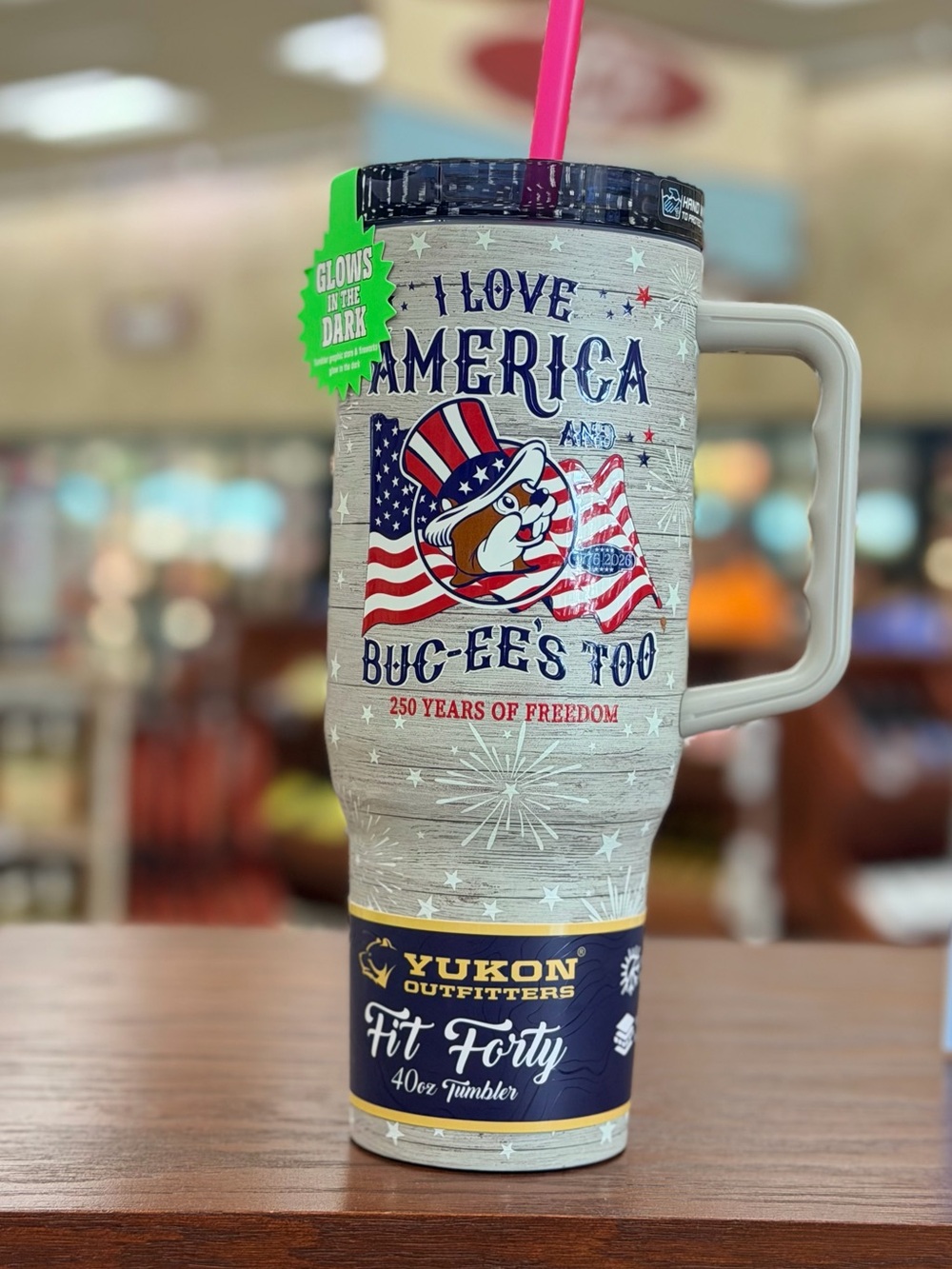 Buc-ee's 'I Love America' Patriotic 40oz Tumbler
